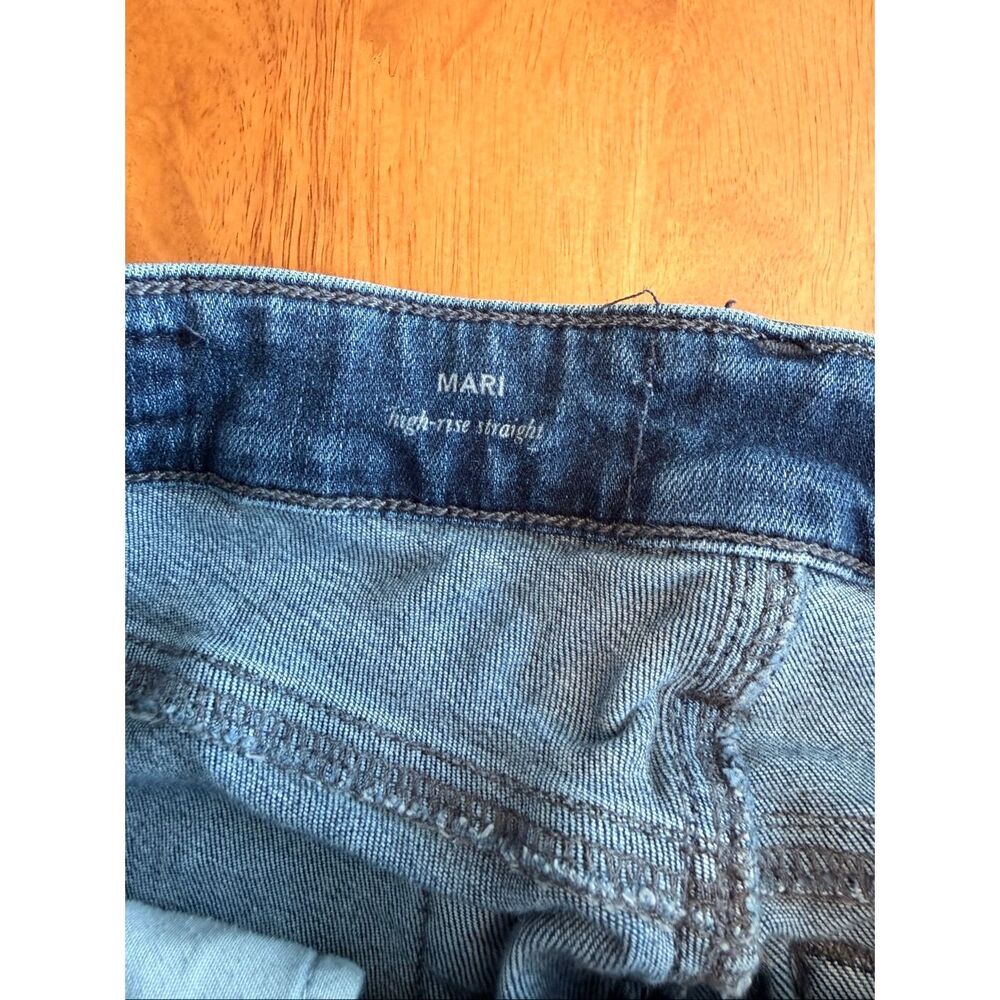 AG Adriano Goldschmied Straight Leg Jeans in Blue - Picture 8 of 11